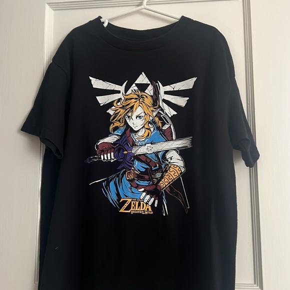 Link from Zelda Boy’s 8/10 Size Medium Custom Shirt - Picture 1 of 2